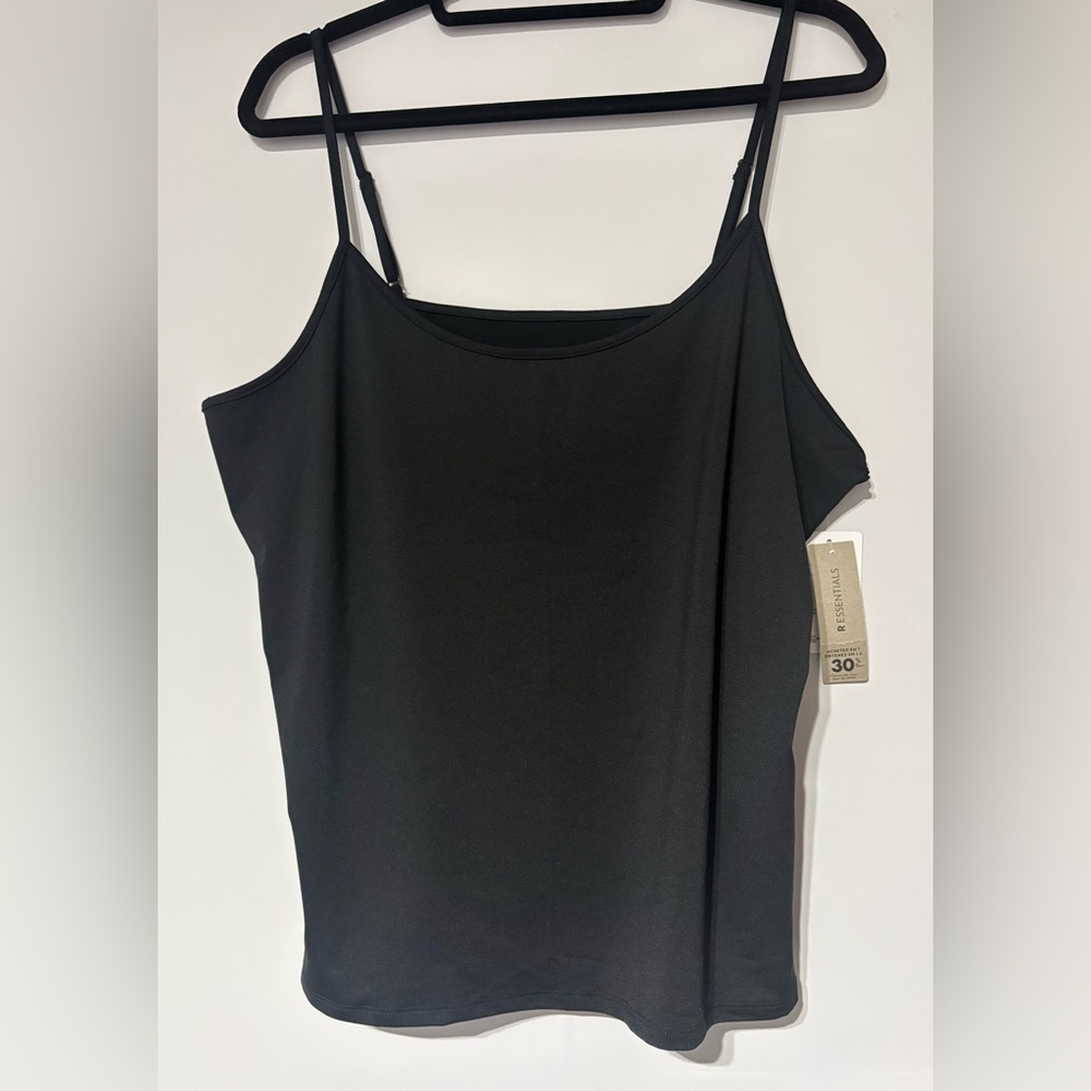 Reitmans Black Slim Camisole with Adjustable Straps